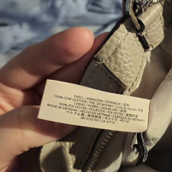 Kate Spade New York: Sm Polly Convertible Crossbody Chain Strap Purse Taupe Gray - Picture 9 of 10